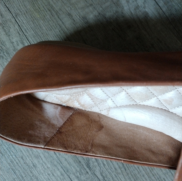 Birdies Starling Leather Loafers Flats Size 11 Brown Carmel Womens - Picture 7 of 14